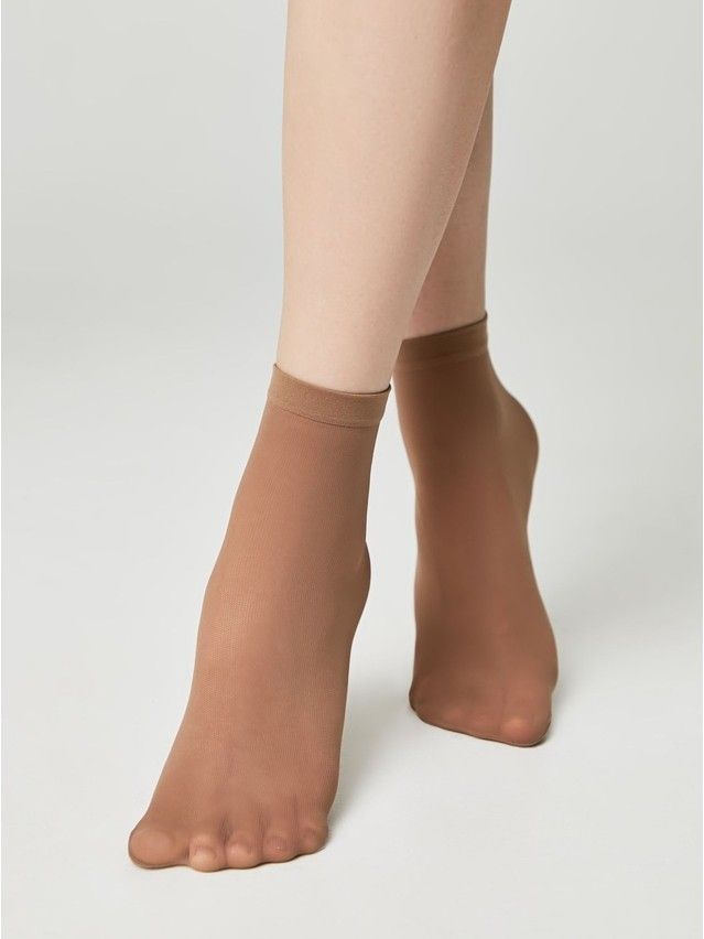 Носки женские CE TULLE (2 пары),р.36-39, bronz - 5