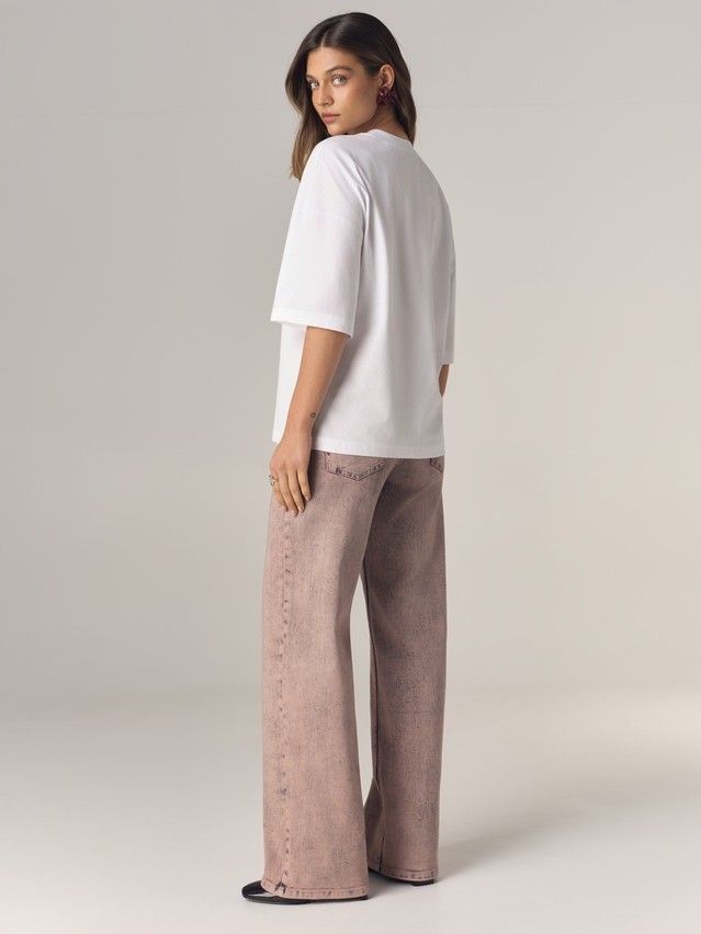 Джемпер женский C LD 3468, р.170-84, white-ice flowers - 5