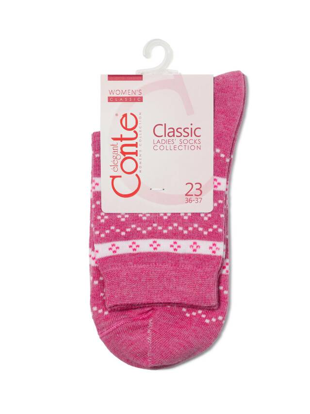 Носки хлопковые женские CLASSIC 15С-15СП, р. 36-37, розовый, рис. 062 - 3