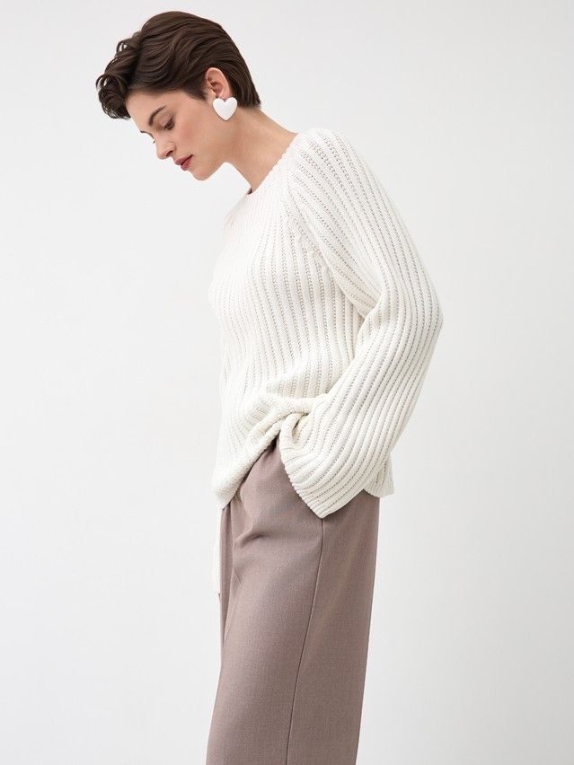 Джемпер женский CE LDK24117 24С-117СП, р.170-84, ecru - 6