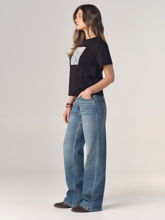 Джемпер женский C LD 3470, р.170-84, black-rosehip - 7