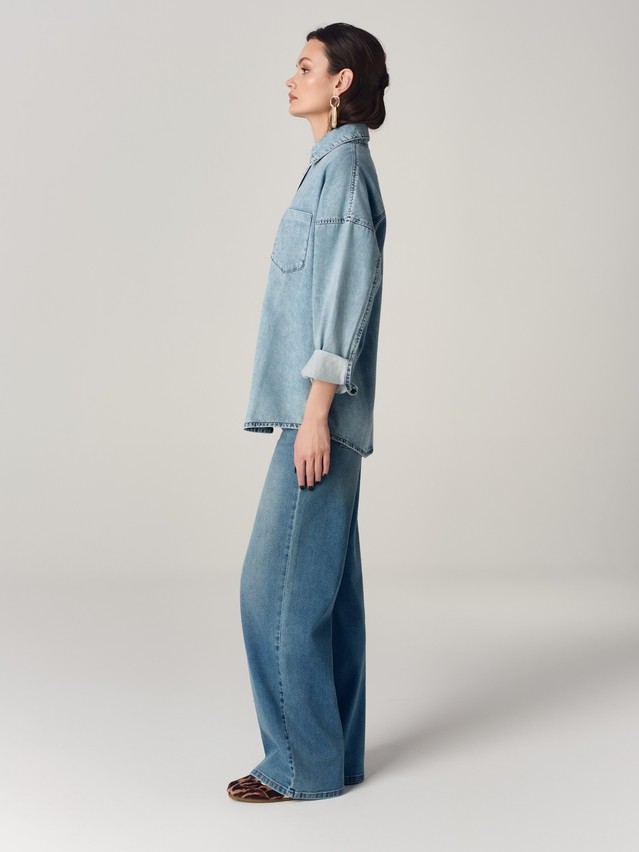 Ветровка джинсовая жен. C CON-925, р.170-84-90, light blue - 3