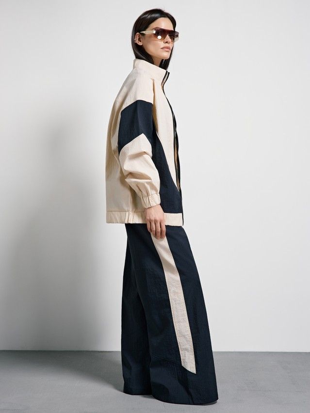 Брюки женские C LBK 3514, р.170-84-90, black-beige - 3