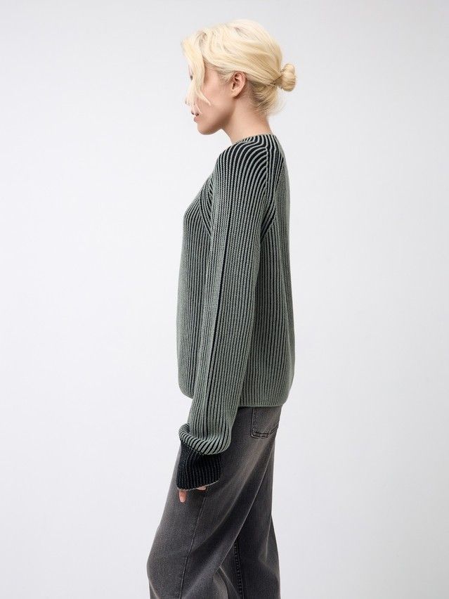 Джемпер женский CE LDK24121 24С-121СП, р.170-84, khaki-black - 4