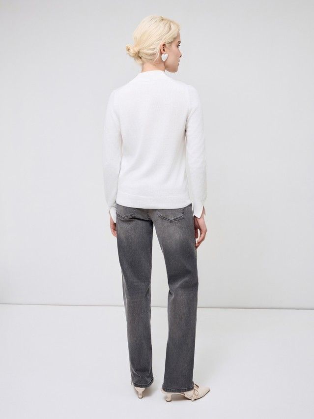 Джемпер женский CE LDK24106 24С-106СП, р.170-84, ecru - 4