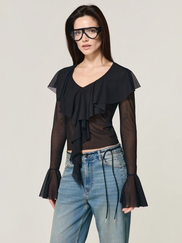 Джемпер женский C LD 3485, р.170-84, black - 6