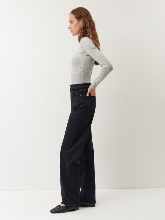 Джинсы жен. C CON-948, р.164-90, washed black - 3