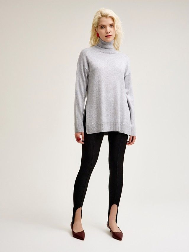 Джемпер женский CE LDK24109 24С-109СП, р.170-84, dark gray melange - 7