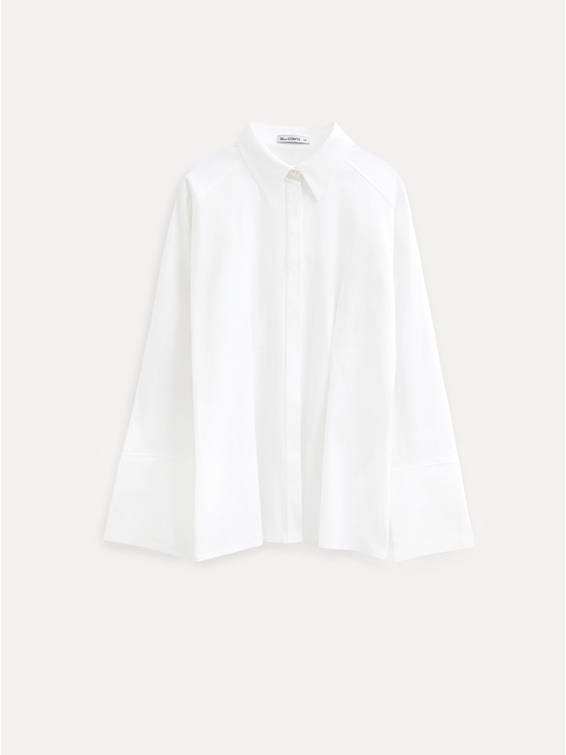 Рубашка жен. C LRU 3774, р.170-84-90, white - 5