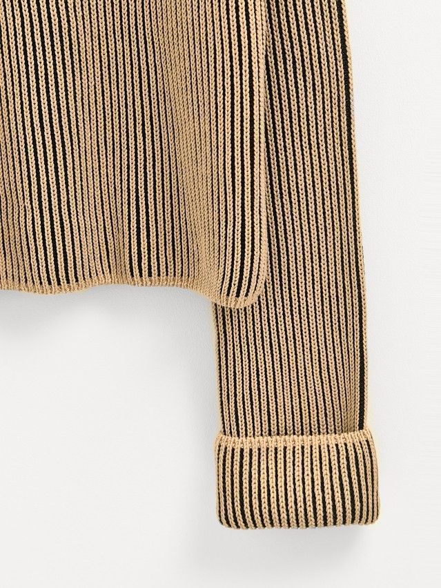 Джемпер женский CE LDK24121 24С-121СП, р.170-84, camel-black - 12