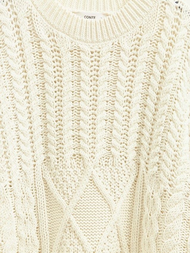 Джемпер женский CE LDK24140 24С-140СП, р.170-84, ecru - 9