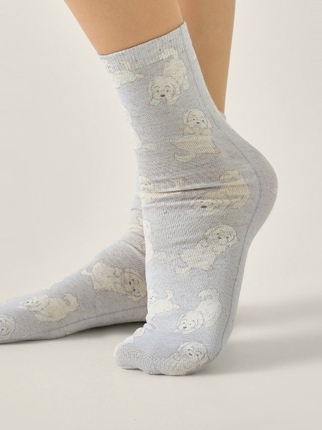 Носки женские CE FANTASY 20С-107/1СП, р.23-25, 731 светло-серый - 2