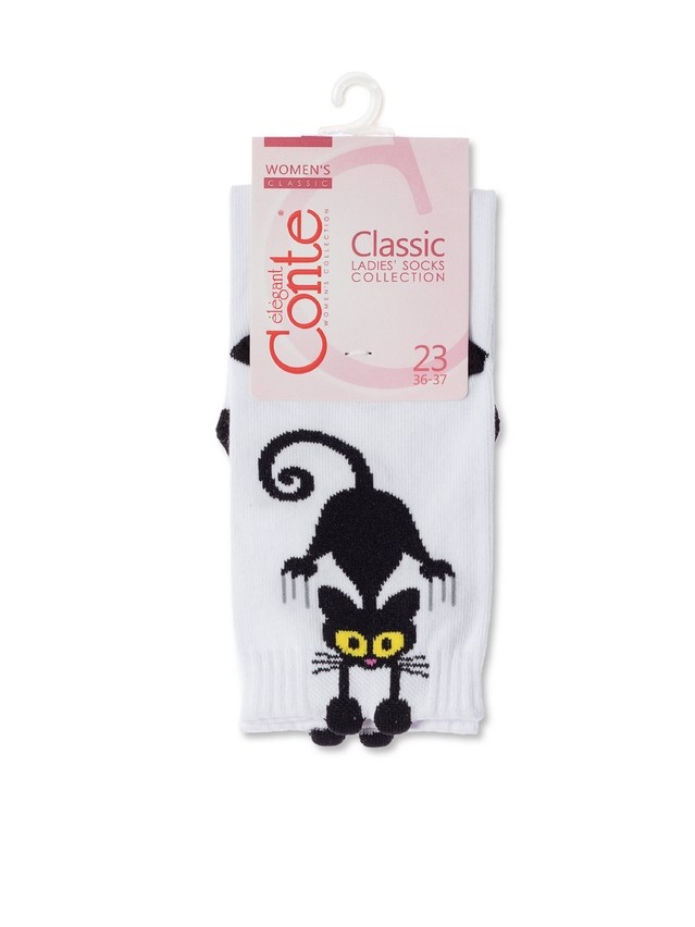 Носки женские хлопковые CE CLASSIC 17С-183СП, р.36-37, 233 белый - 4