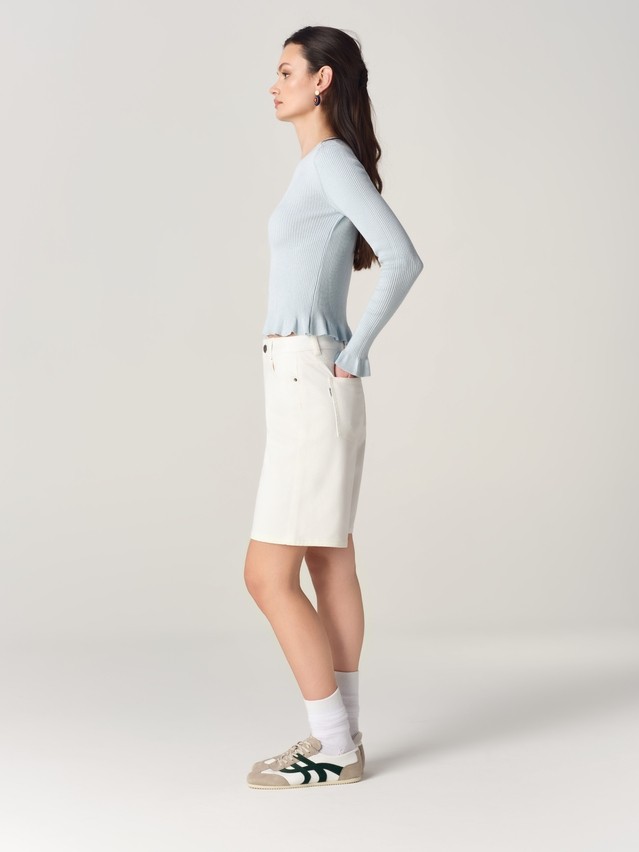 Шорты джинсовые жен. C CON-884, р.170-90, off white - 3