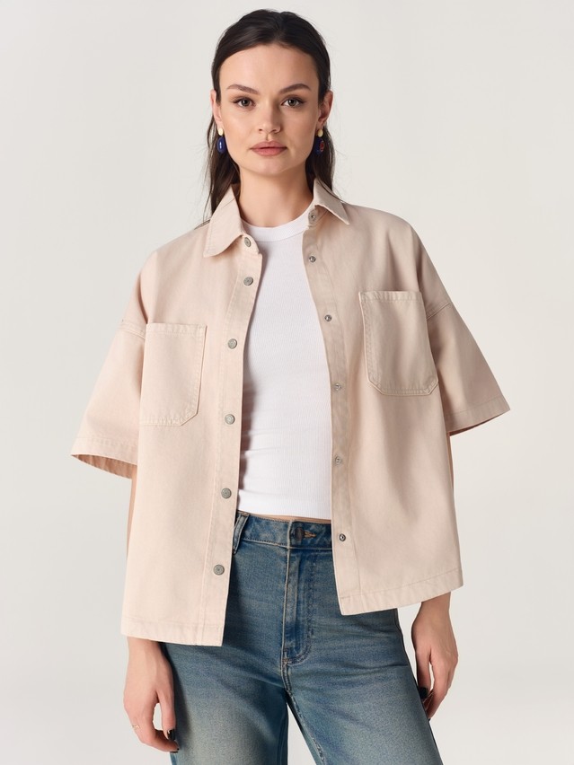 Ветровка джинсовая жен. C CON-926, р.170-84-90, beige - 10