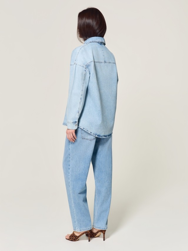 Ветровка джинсовая жен. C CON-925, р.170-84-90, light blue - 6