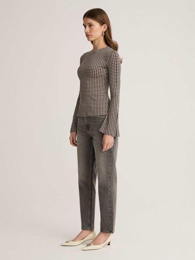 Джемпер женский CE LD 3147, р.170-92, beige-dogtooth - 4