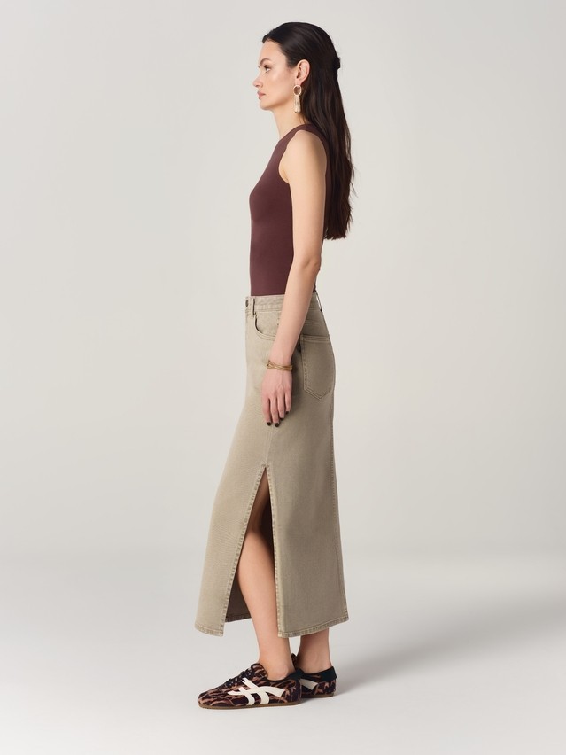 Юбка джинсовая жен. C CON-946, р.170-90, peanut - 3