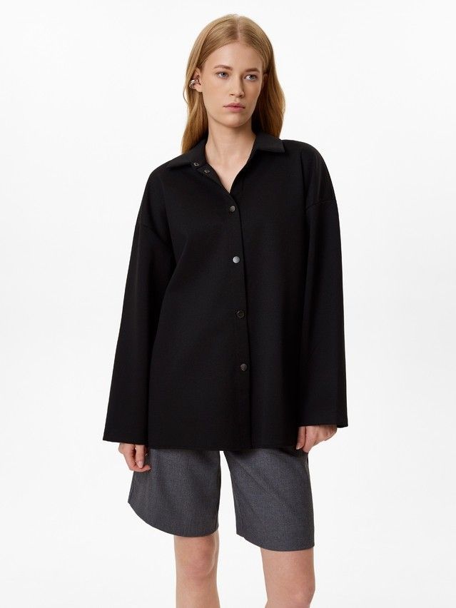 Рубашка женская C LRU 3217, р.170-84-90, black - 2