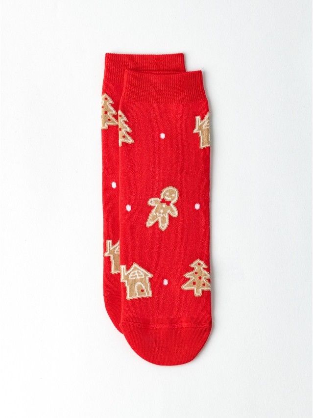 Носки детские CK NEW YEAR 21С-64СП, р.11-12, 1023 красный - 4