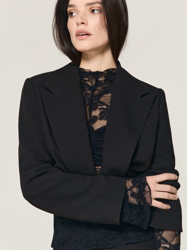 Жакет женский C LJ 3391, р.170-84-90, black - 4