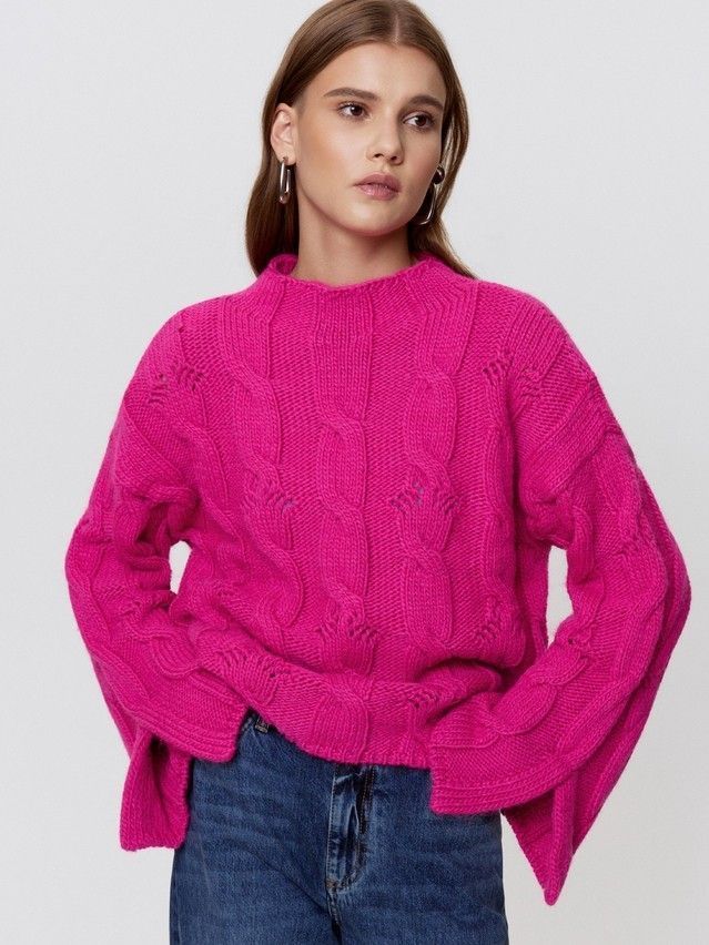 Джемпер женский CE LDK24134 24С-134СП, р.170-84, thrift pink - 2