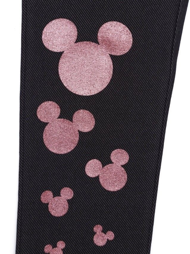 Леггинсы для девочек CE DISNEY MICKEY SHINE, р.104,110-56, black-dusty rose - 6