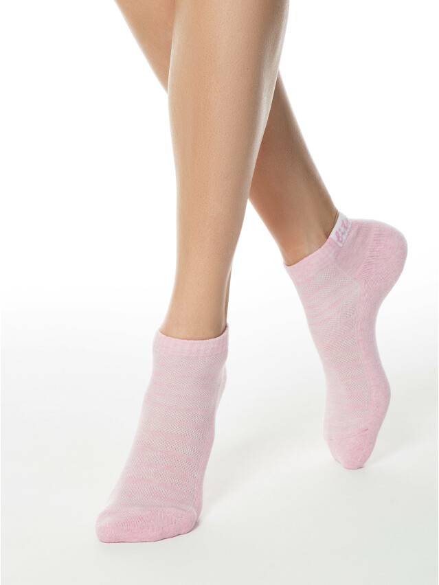 Носки хлопковые женские ACTIVE (короткие, махр.стопа) 16С-92СП, р. 36-37, светло-розовый, рис. 091 - 1