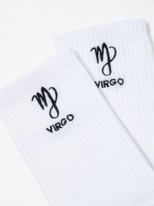 Носки женские хлопковые C FANTASY (с вышивкой) 24С-77СП, р.23-25, 668 белый - 8