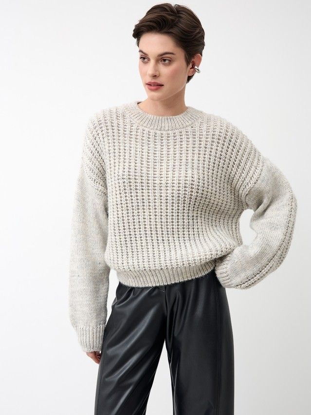 Джемпер женский CE LDK24137 24С-137СП, р.170-84, light gray melange - 10