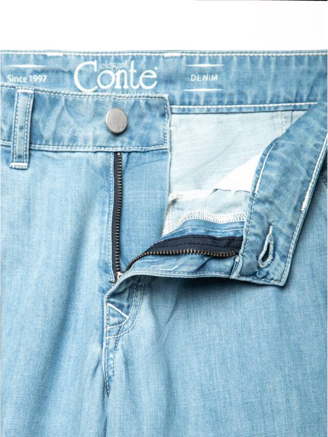 Джинсовые брюки со средней посадкой CON-140, р.170-102, bleach blue - 8