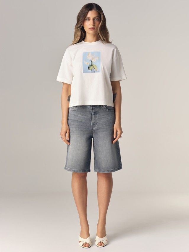 Джемпер женский C LD 3469, р.170-84, milk-tulip - 1