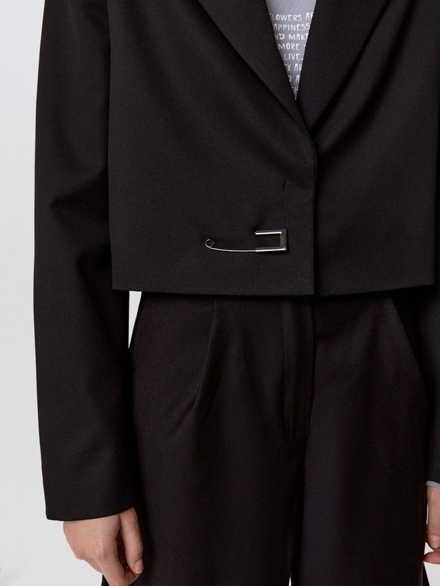 Жакет женский C LJ 3255, р.170-84-90, black - 4