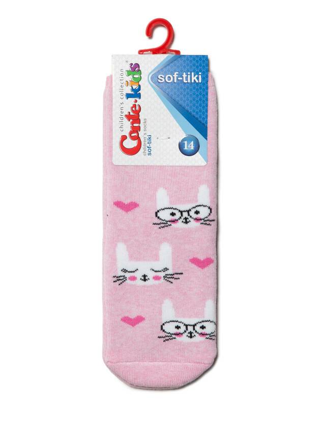 Носки детские SOF-TIKI (с отворотом) 6С-19СП, р.12, 431 светло-розовый - 2