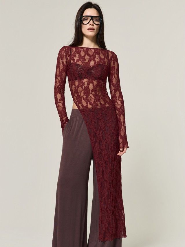 Джемпер женский C LD 3501, р.170-84, burgundy - 3