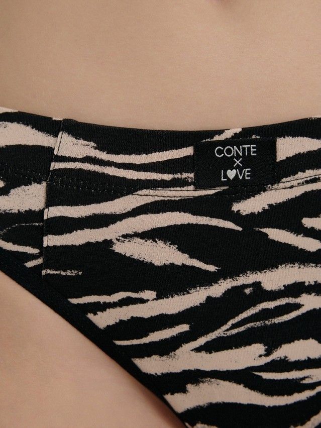 Трусы женские CE COTTON LOVE LBR 2532, р.90, latte-black zebra - 4