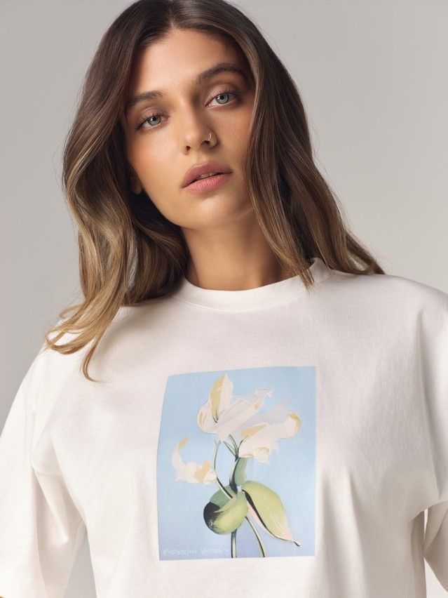 Джемпер женский C LD 3469, р.170-84, milk-tulip - 3