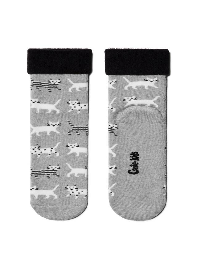 Носки детские SOF-TIKI (с отворотом) 6С-19СП, р.20, 433 серый - 1