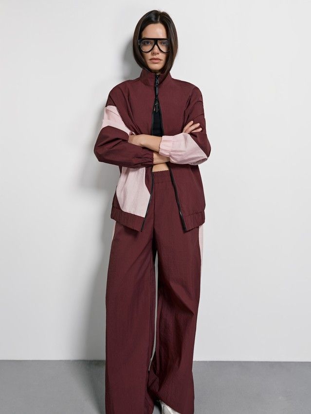 Жакет женский C LJ 3512, р.170-84-90, burgundy-pink - 2