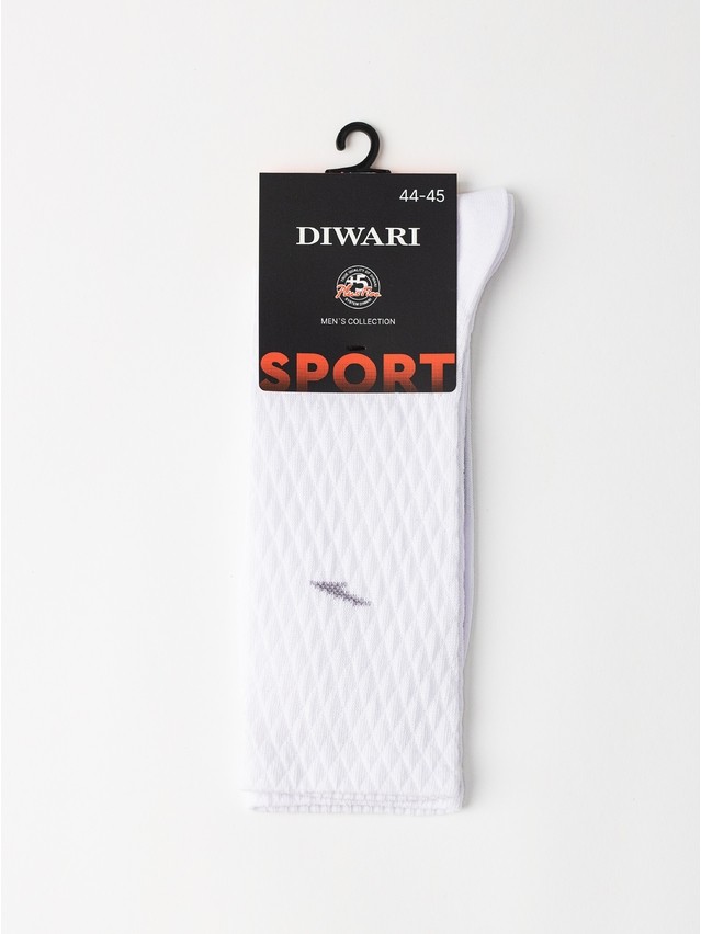 Носки муж. DW SPORT (удлиненные) 26С-25СП, р.25, 973 белый - 5