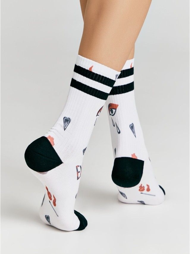 Носки женские хлопковые CE FANTASY 20С-12СП, р.23-25, 659 белый - 2