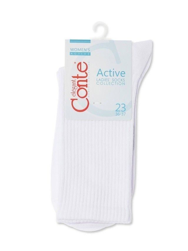 Носки женские хлопковые CE ACTIVE 20С-20СП, р.36-37, 000 белый - 8