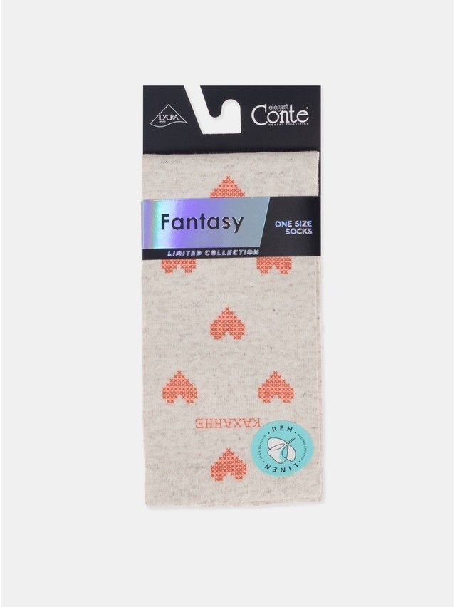Носки женские CE FANTASY 20С-107/1СП, р.23-25, 675 бежевый - 9
