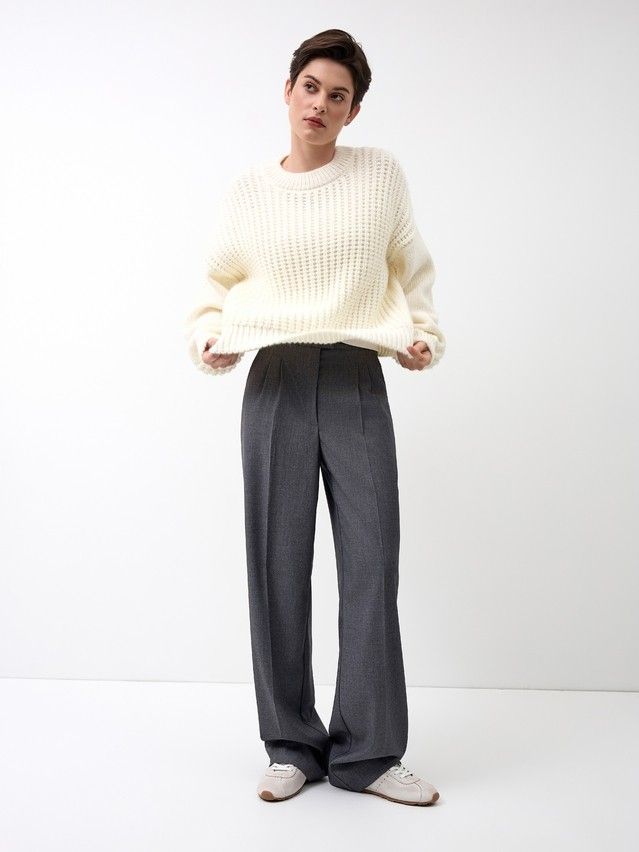 Джемпер женский CE LDK24137 24С-137СП, р.170-84, ecru - 6