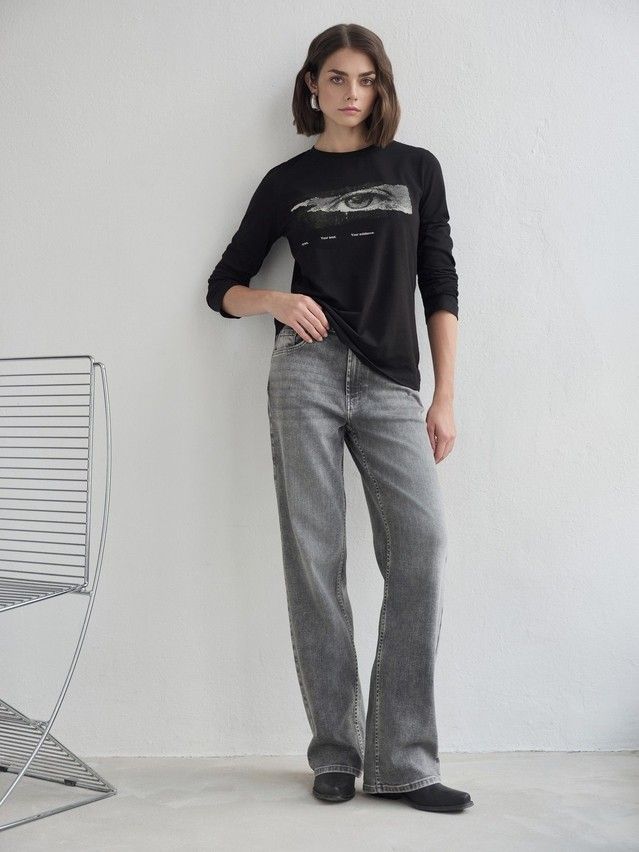 Джемпер женский C LD 3287, р.170-84, black-eye - 4