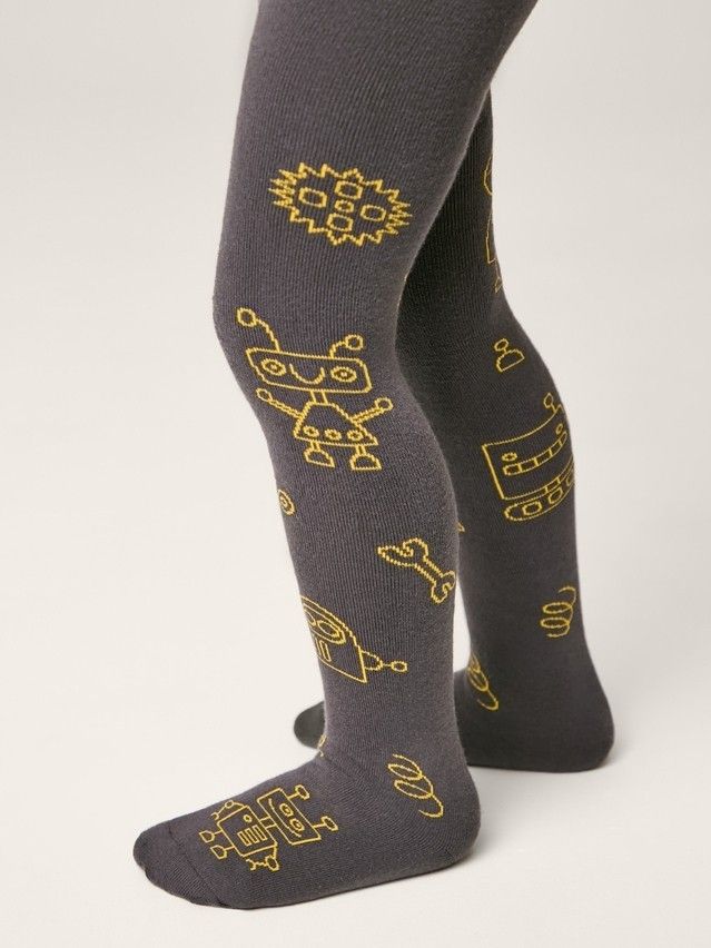 Колготки детские CK SOF-TIKI 7С-38СП, р.104-110 (16),695 темно-серый - 2