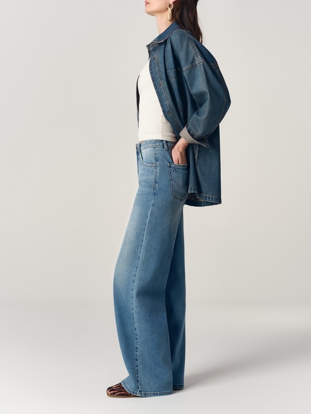 Ветровка джинсовая жен. C CON-944, р.170-84-90, blue tint - 7