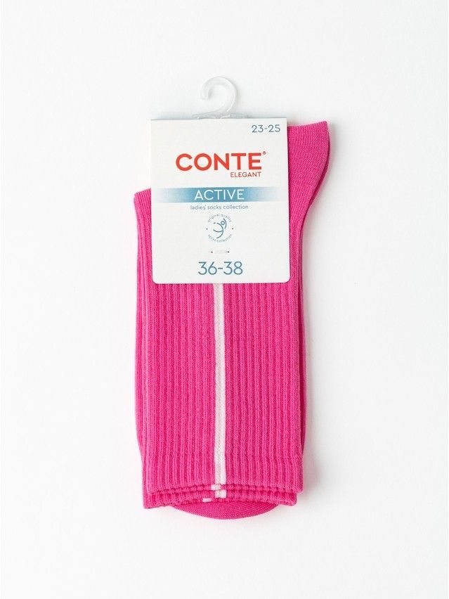 Носки женские хлопковые CE ACTIVE 20С-20СП, р.23-25, 965 розовый - 4