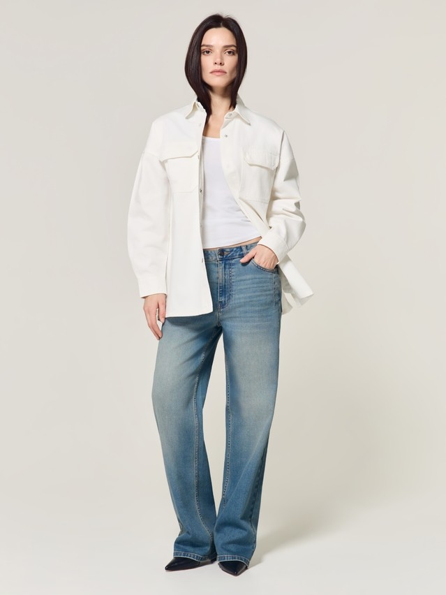 Ветровка джинсовая жен. C CON-924, р.170-84-90, off white - 8