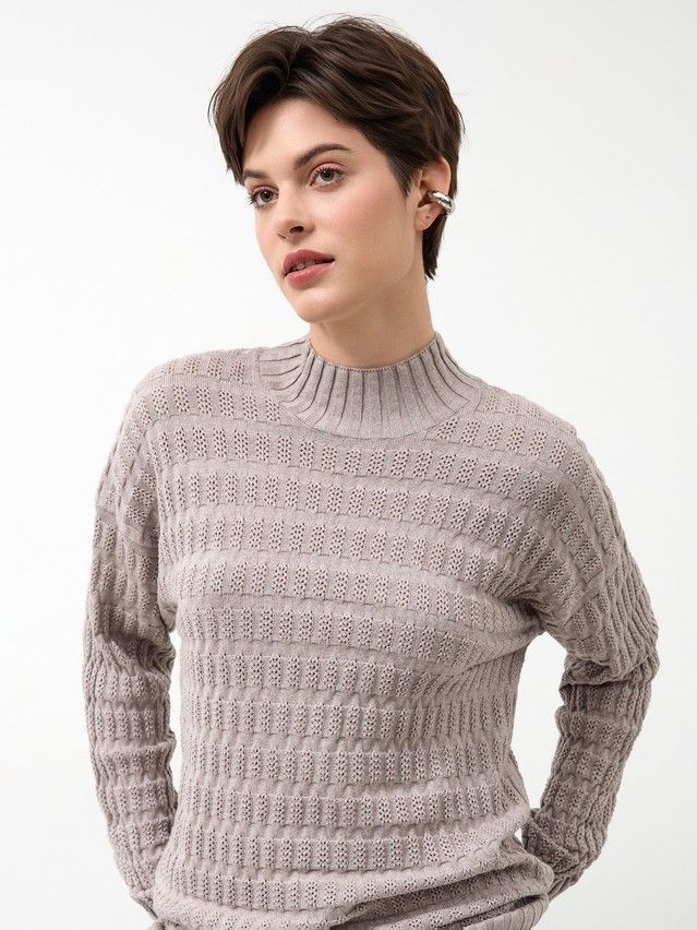 Джемпер женский CE LDK24105 24С-105СП, р.170-84, cappuccino melange - 1